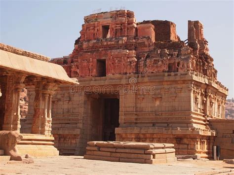 El Complejo Del Templo De Hampi Un Sitio Del Patrimonio Mundial De La