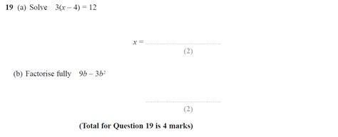 Gcse 9 1 Maths Factorising Expressions Past Paper Questions Pi Academy