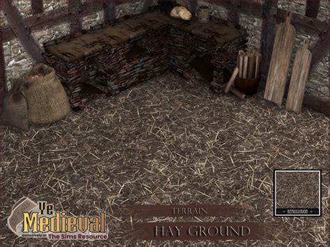 The Sims Resource Yemedieval Hay Gound Terrain