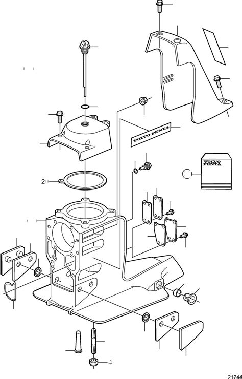 Exploring The Inner Workings Of Volvo Penta Sx M Outdrive An Illustrated Parts Diagram