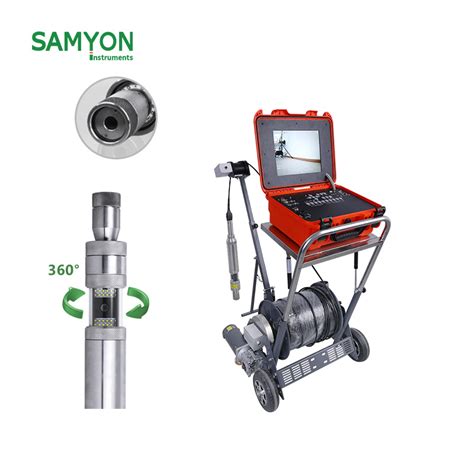 Waterproof Pipe Equipment Inspection Underwater 100m Borehole Camera ...