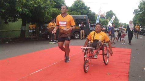 Ribuan Peserta Ikuti Bhayangkara Cilacap City Run Tribunjateng