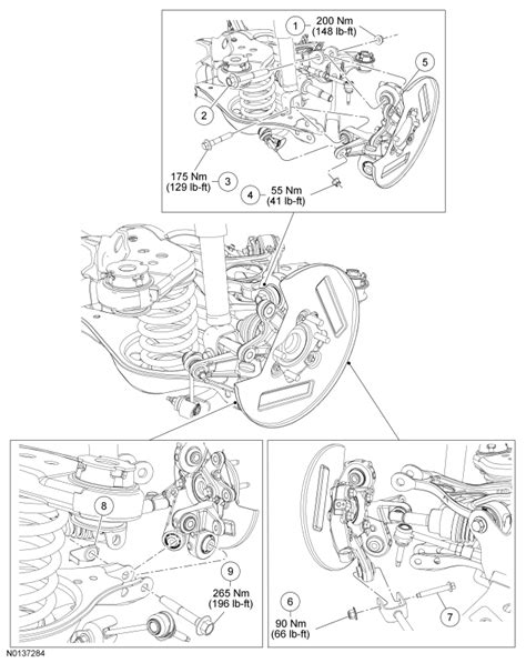 Ford Taurus Service Manual Rear Suspension Suspension Chassis