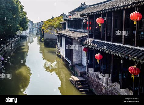 Ancient Water Town Zhouzhuang Jiangsu Of China Stock Photo Alamy