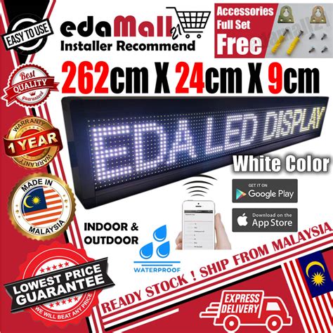 Led Display Sign Board P Mobile App Wifi Outdoor Running Message