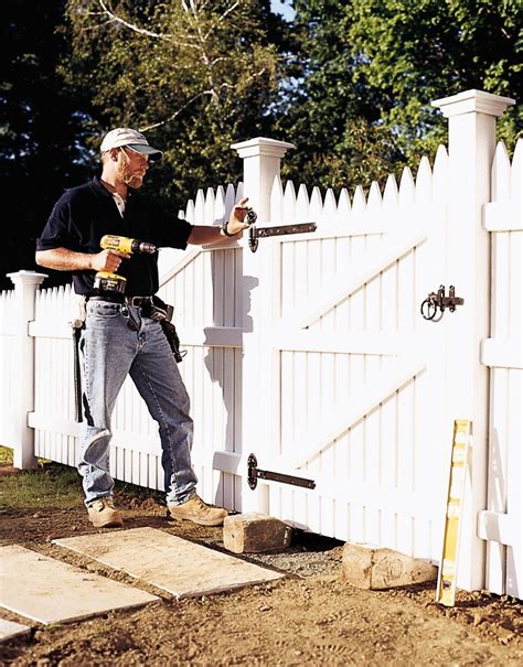 White Picket Fence Gate