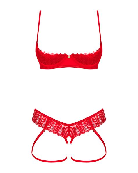 Ensemble soutien gorge et string ouverts LINGERIE LINGERIE ÉROTIQUE Ensembles érotiques