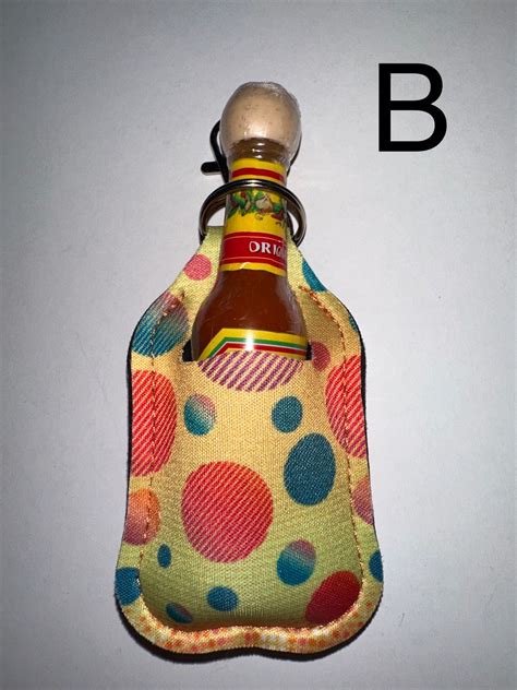 Mini Cholula Hot Sauce Keychain Mini Cholula Hot Sauce Hot Sauce Keychain Great Gift Idea