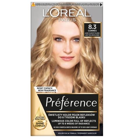 L'Oreal Paris Preference farba do włosów 8.3 Cannes - Zapachniści
