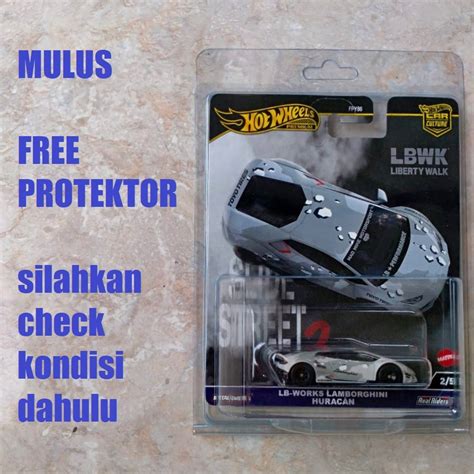 Jual Hot Wheels Car Culture Slide Street 2 2024 LB WORKS Lamborghini Huracán Abu Abu Shopee