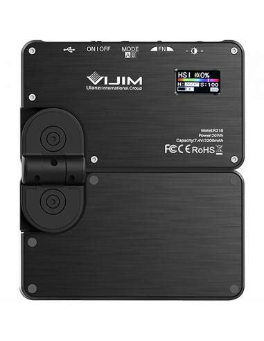 Ulanzi VIJIM R316 Składana podwójna lampa LED RGB 3200mAh/7.4V 20W