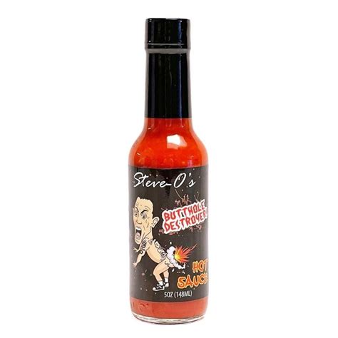 Steve O S Scorching Hot Sauce With Scorpion Naga Jolokia Carolina Reaper Peppers Garlic