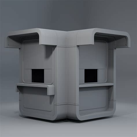 K67 Kiosk - 3D model :: Behance