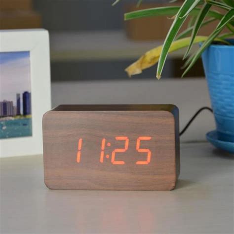 Relógios Digitais De Mesa - Relógio de Mesa Digital Led Grande Data Mês e Ano - Jh1294 | MadeiraMadeira