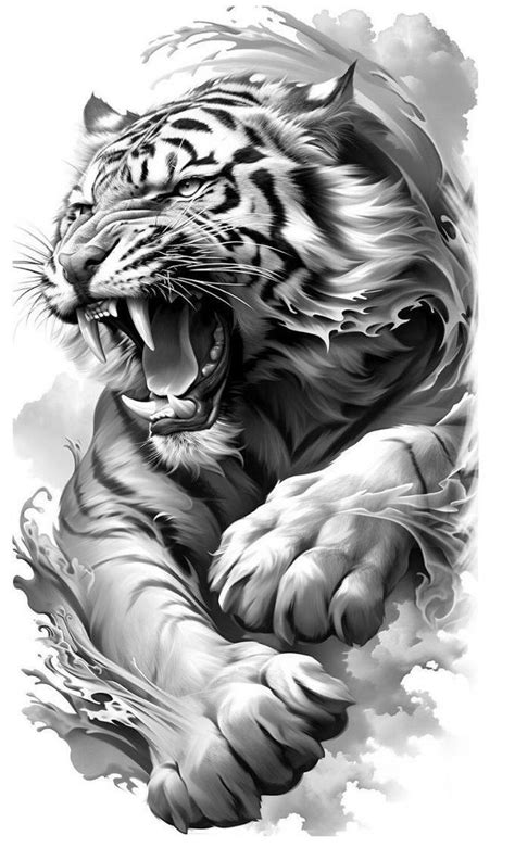 Pin by Paweł Rzepnicki on Wzory tatuaży in 2024 Tiger tattoo design