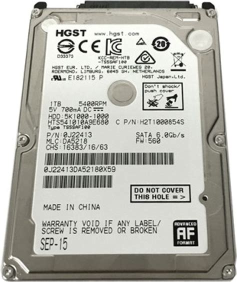 Hitachi Travelstar 1 TB Laptop Internal Hard Disk Drive (1TB 5400 rpm) - Hitachi : Flipkart.com