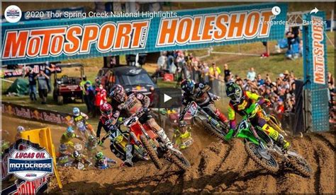 MOTOCROSS US 2020 Spring Creek les résumés 450 et 250MX et le doublé