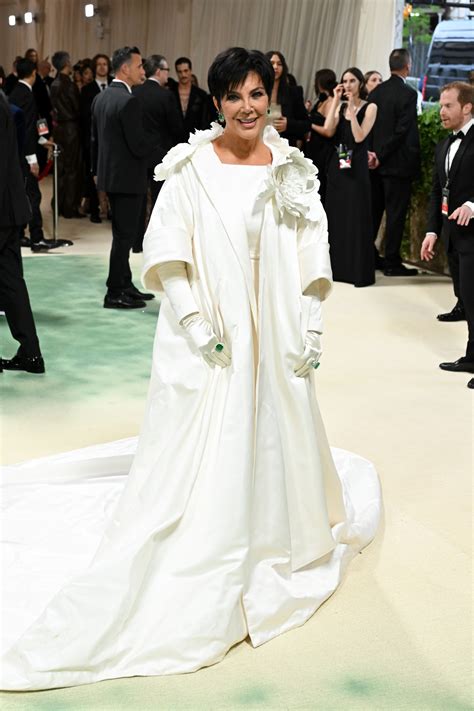 Kris Jenner Dazzles In Oscar De La Renta Dress At Met Gala 2024