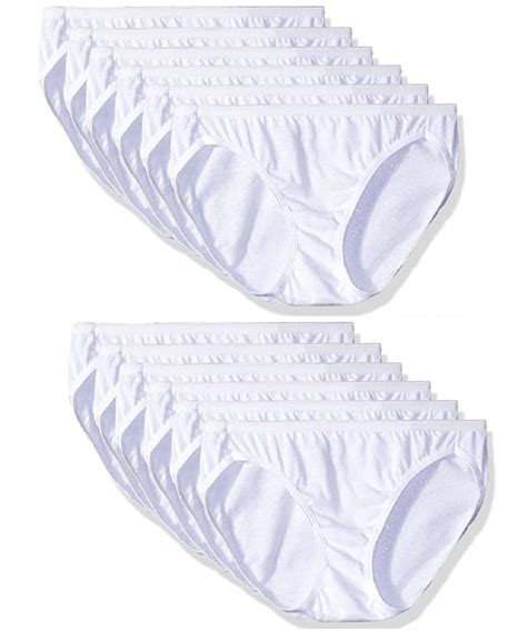 Buy Hanes Pack White Cotton Bikini Underwear Women Panties Sexy Women S Underwear