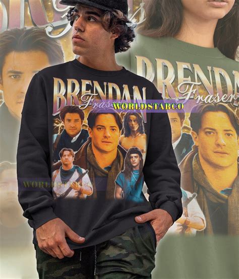 Brendan Fraser Vintage Sweater Brendan Fraser Homage Sweatshirt