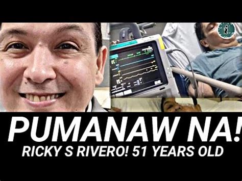 Breakingpumanaw Na Ricky S Rivero Sa Edad Na Years Old Tunay Na