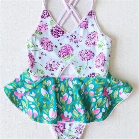 Preorder Ni As Peque As Traje De Ba O Ni Os Bikini Flor Estampado Floral Verano Hermana Ni O