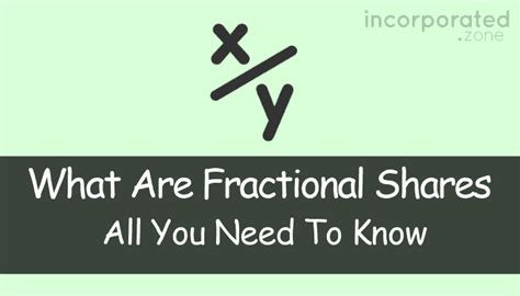 fractional shares explained