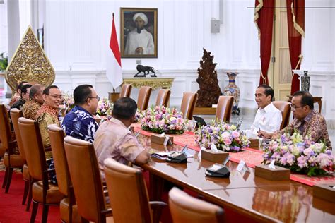 Sekretariat Kabinet Republik Indonesia Presiden Jokowi Terima