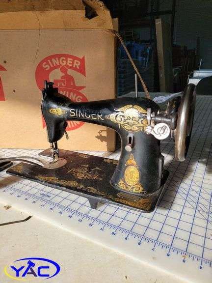 Antique Singer Sewing Machine 1916 Yorkton Auction Centre