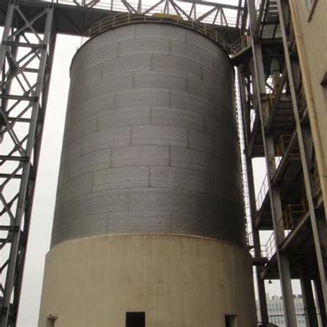 High Quality All Steel Structure Base Peanut Rice Silo For Factory