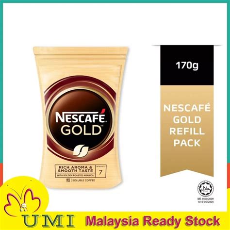 UMI UF0066 Ready Stock NESCAFE Gold Refill Pack 170g Rich Aroma