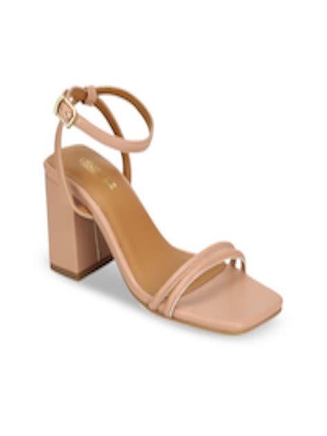 Buy Truffle Collection Women Nude Coloured Solid Heels Heels For Women 14076054 Myntra