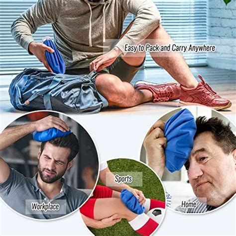 Ice Cold Pack Reusable Ice Bag Hot Water Bag For Injuries Hot Cold Therapy And Pain Relief