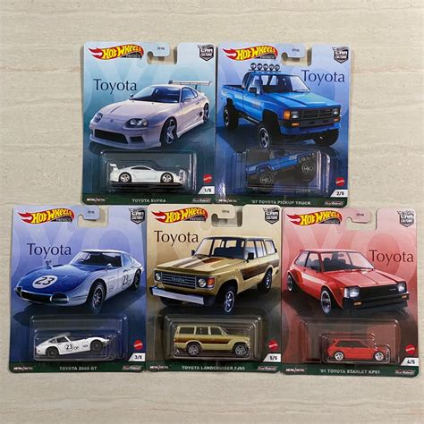 Hot Wheels Toyota Supra Pickup Truck GT Starlet KP Land