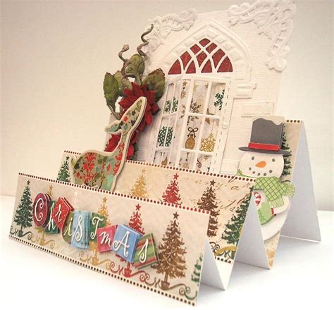 Christmas Card Ideas Triple Step Card