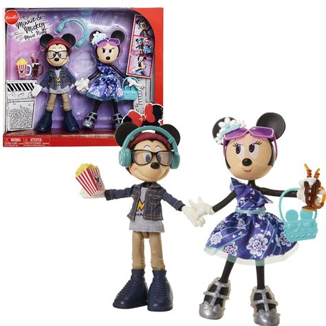 Disney Minnie Mickey Film Gece Bebek 2 Pack Playset Mickey Minnie