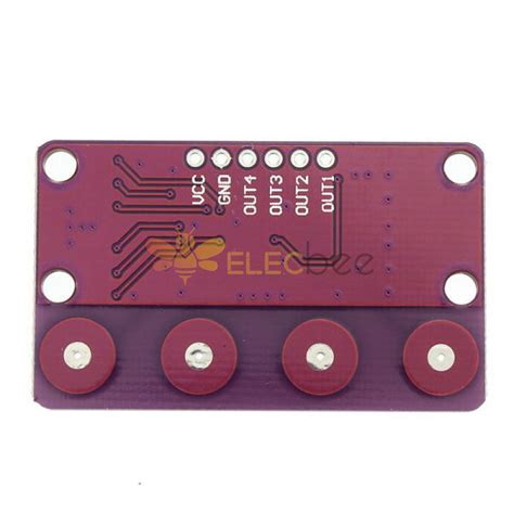 0401 4 Bit Button Capacitive Touch Proximity Sensor Module With Self