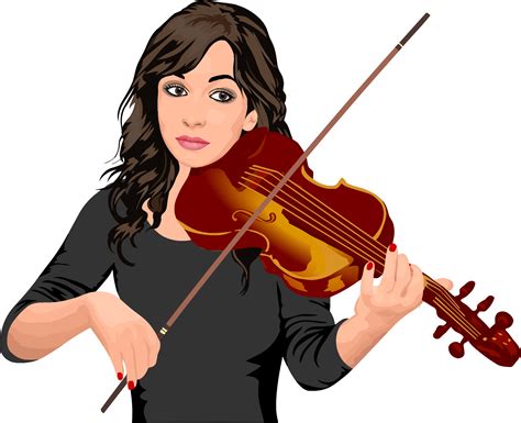 Girl Playing Violin Clipart Clip Art Library