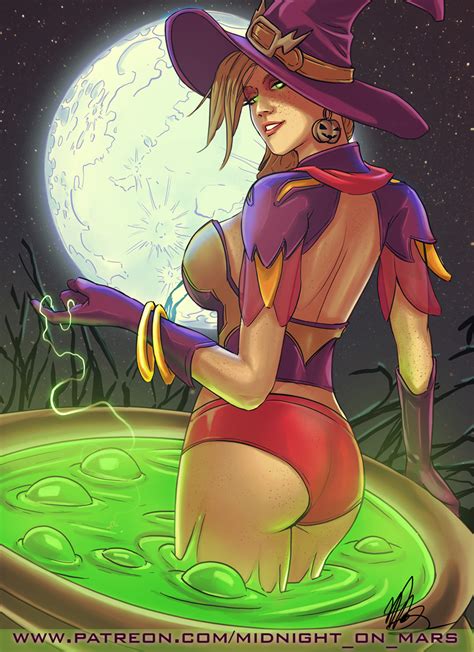 Halloween Mercy By MidnightonMars Hentai Foundry