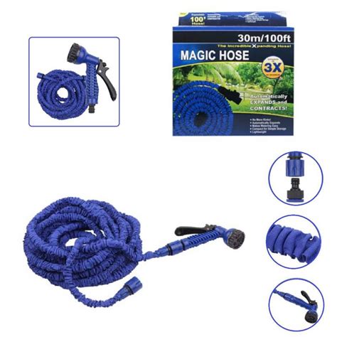 Ripley MANGUERA MAGIC HOSE EXPANDIBLE HASTA 30 METROS AZUL