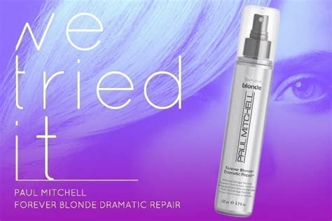 We Tried It Paul Mitchell Forever Blonde Dramatic Repair Youbeauty