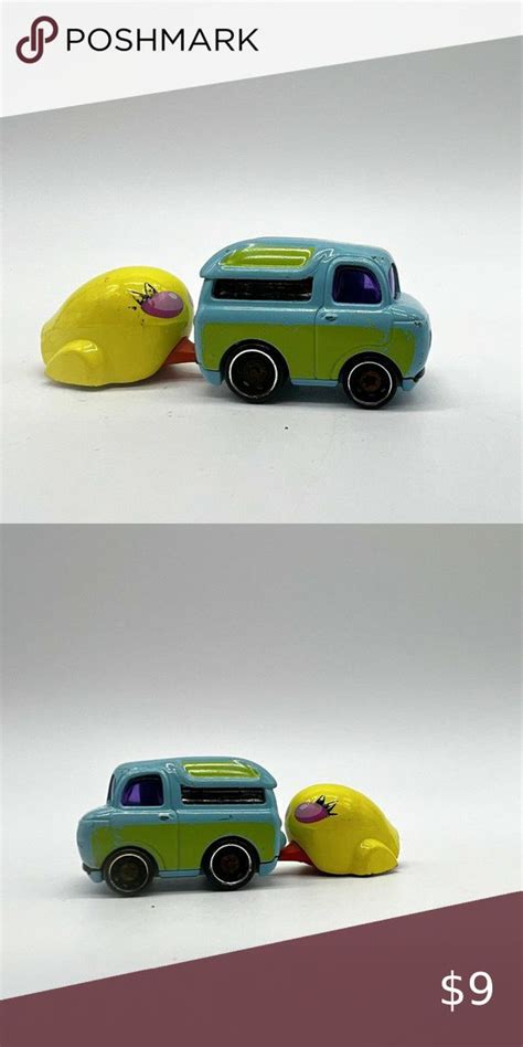 Hot Wheels Character Cars Toy Story Ducky And Bunny Van And Travel Trailer
