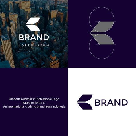 desain logo usaha bisnis modern minimalis  jam