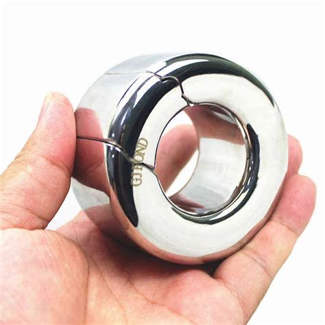 Nxy Cockrings 21 Sizes Stainless Steel Ball Stretcher Scrotum Pendant