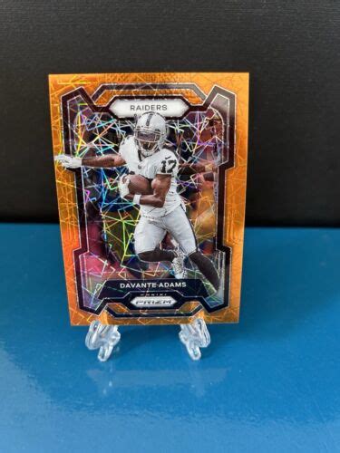 Panini Prizm Davante Adams Orange Lazer Las Vegas Raiders Ebay