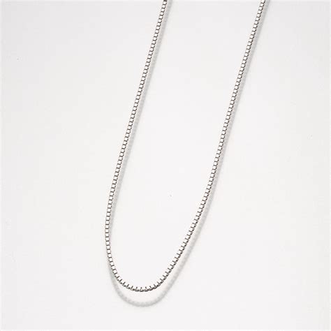 24 Inch Sterling Silver Box Necklace Chain Geturns