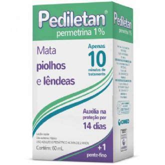 Remedios Para Piolho E Lendeas - LOÇÃO CAPILAR CONTRA PIOLHOS E LÊNDEAS PEDILETAN 10MG/ML COM 60ML ...