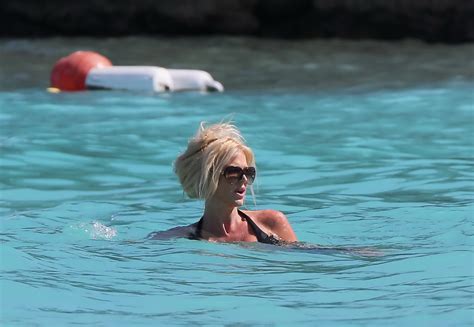 Victoria Silvstedt Busty And Booty In Tiny Black Bikini Porn Pictures XXX Photos Sex Images