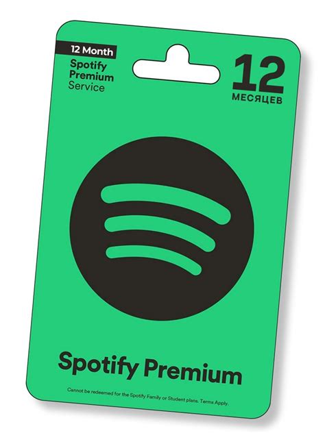 Подписка Spotify Premium individual 12 месяцев спотифай индивидуальный ...