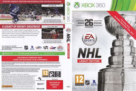 NHL: Legacy Edition official promotional image - MobyGames